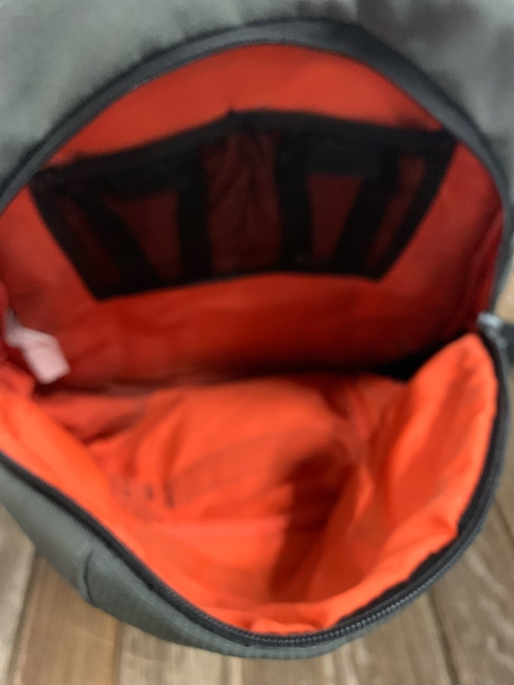 Oakley Gray and Orange Graphic Backpack - Picture 8 of 12